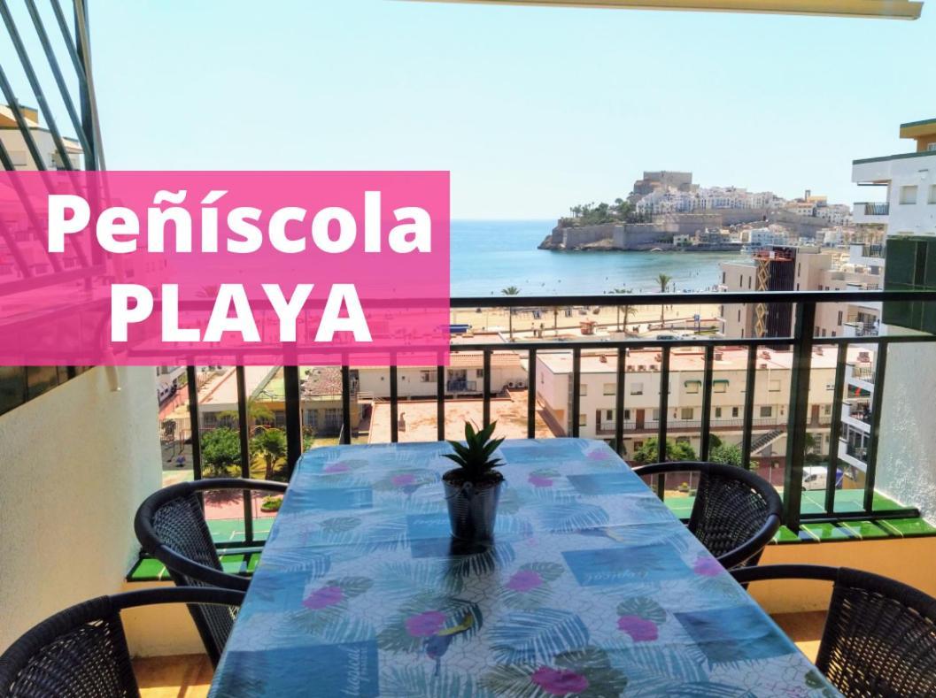 New! Peniscola Playa 1A Linea Lägenhet Exteriör bild