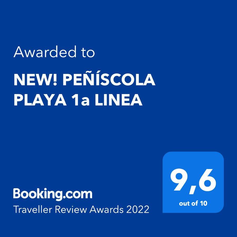 New! Peniscola Playa 1A Linea Lägenhet Exteriör bild