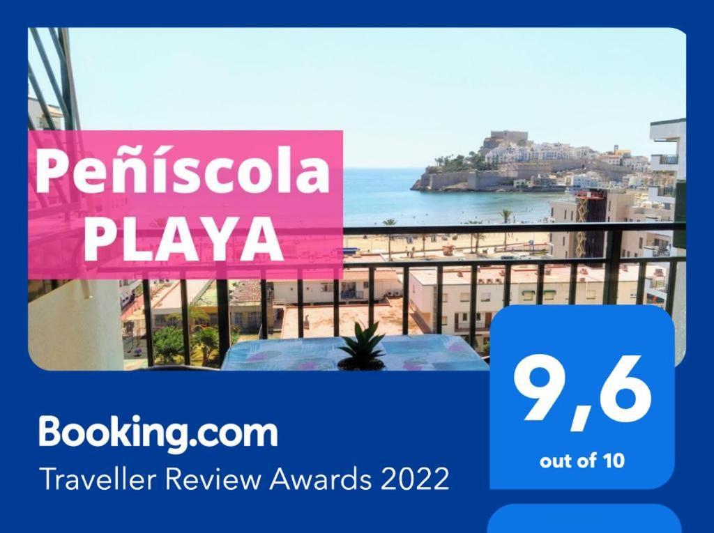 New! Peniscola Playa 1A Linea Lägenhet Exteriör bild