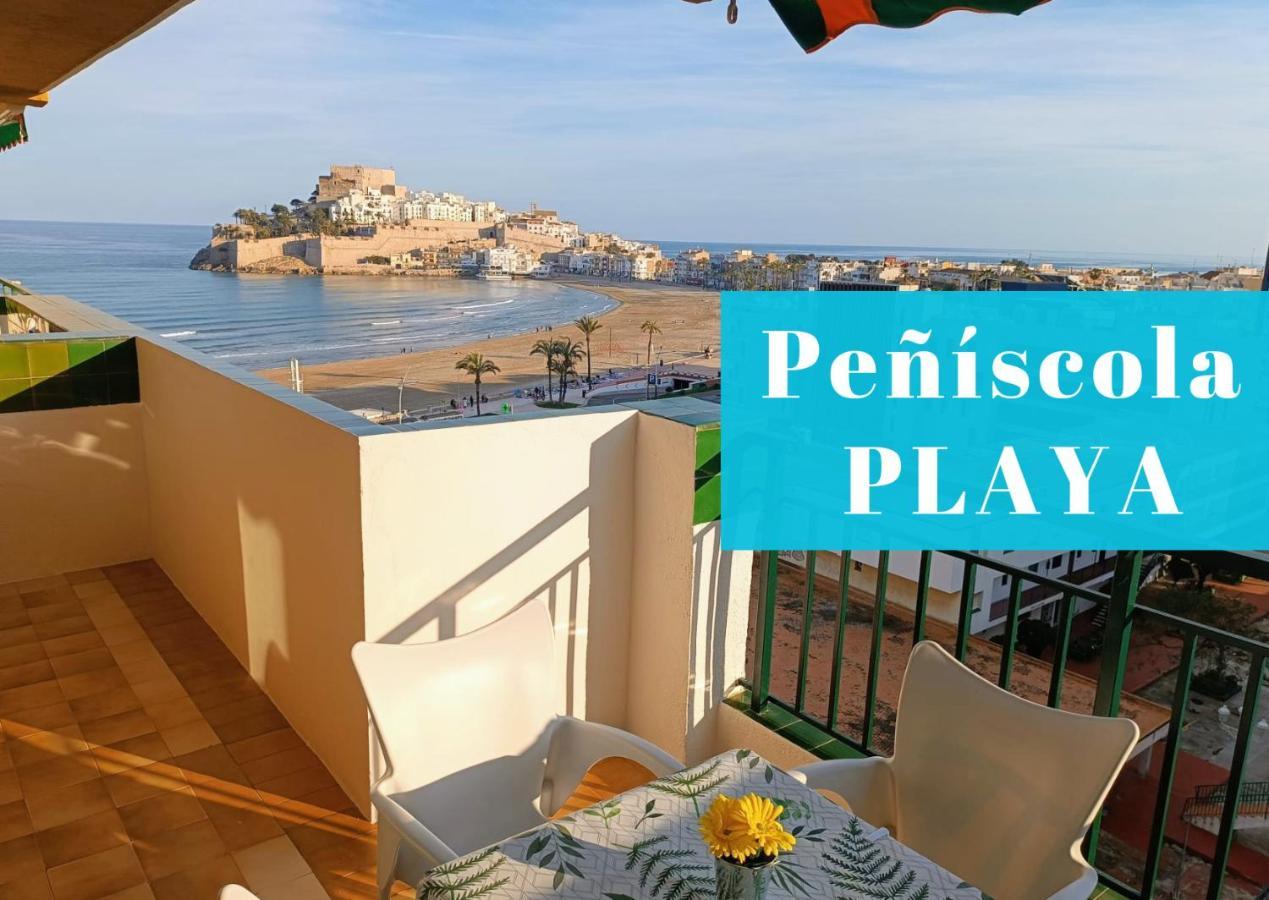 New! Peniscola Playa 1A Linea Lägenhet Exteriör bild